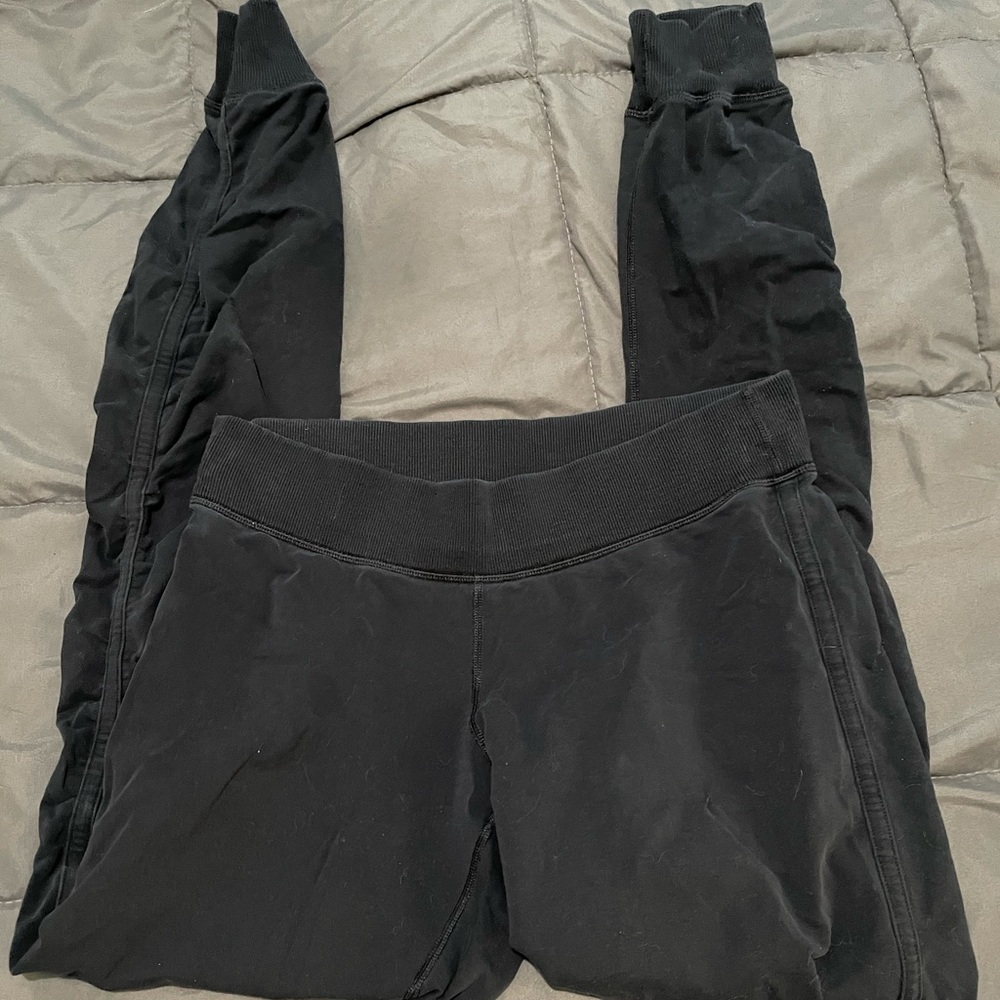 Lululemon Black Yoga Sweat pants Running